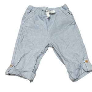 Janie and Jack Blue and White Seersucker Pants